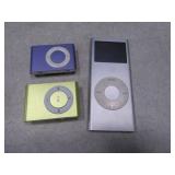 (3) IPOD Apple Players Untested