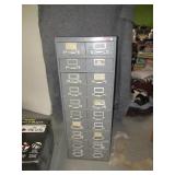Unique HD Metal 10drawer 19" File Organizer Cabint