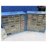 (2) FULL 36drawer Organizer Nut/Bolt Bins FULL!!