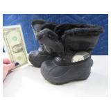 SOREL Kids sz6 Winter Black Boots EXC