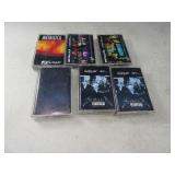 (6) METALLICA Vintage Rock Music Cassettes EXC