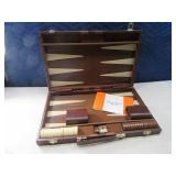 Backgammon Game 18" Cased Set