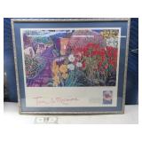 TOM MACAIONE Framed Poster 1990 Santa Fe