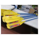 (6) CARLISLE Boat Rowing Poly Oars EXC