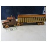 28" Wood Handcrafted BigRig Truck Trailer Model $$