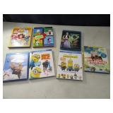 (7) Kids Themed BluRay DVD Movies EXC