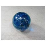 2" Artist Signed SunCatcher Paperweight Art Glass