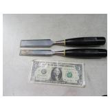 (2) STANLEY 3/4"/1" HD Chisel Tools