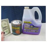 (2) New Qt Urethane MINWAX & 1/2 gal HD Cleaner
