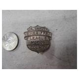 Early 1.5" JR SHERIFF Metal Badge MARION CTY