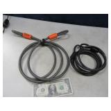 (2) Cables for Bike or TieDown Lock 7