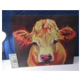 24x20 Original OIl on Canvas COW Head Picture