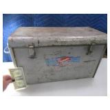 Antique 20" Thermaster Metal Cooler