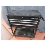 32" Black US GENERAL Rolling Tool Box Work Cart