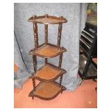 Leather ShelfTop 4shelf Corner Shelf NEAT