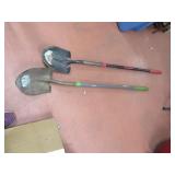 (2) HQ Shovels Yard Tools Razorback FiberHandle