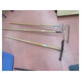 (3) asst Garden Rakes Yard Tools