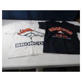 (2) Unworn Broncos KIDS sz8 T-Shirts