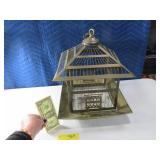 Antique Brass HENDRIX 12" Bird Cage Hanging