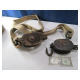 Antique Block & Tackle Tool Set AS IS
