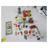 Lot Early Plastic/Metal Collectible Mini Toys