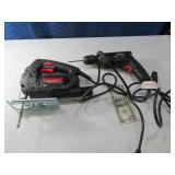 (2) Electric Hand Tools Drill & Jigsaw