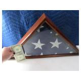Cloth USA Flag in Presentation 24" Case