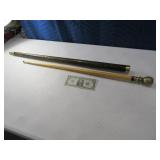 Vintage 30" Combo Walking Cane & Pool Cue IN ONE