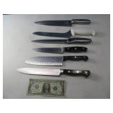 (6) Top Quality Kitchen Knives NSF~Henckles~Etc...
