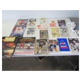Stack HOCKEY Themed Books & Guides Vtg