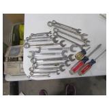 (20) Craftsman Wrenches & Screwdrivers tools asst