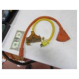 (2) Electric 3way Pigtails Ext Cord Ends