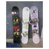 (3) Snowboards Skiing Equipment PICKUP ONLY