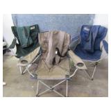 (3) COLEMAN Folding Camp Chairs