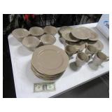 WORLD MARKET Brown Dish Set *LOCAL PICKUP*