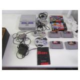 Super Nintendo NES Gaming System w/ 6 Games