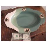 Signed SouthWest Inlaid Stoneware 15" Platter