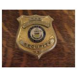 Early Security Metal SECURITY Badge