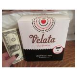 New VELATA Fondue Warming Pot LICORICE CURVE