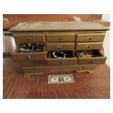 19" Jewelry Box FULL Random Estate Jewelry