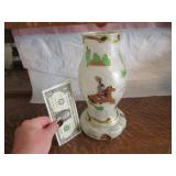 Unique Thin FrostedGlass Rodeo 10" Candle Holder