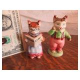 Vintage Japan CAT 4" Salt & Pepper SET