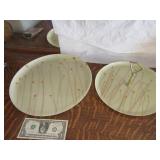 MidCentury Thin Poly Serving Trays 11"/14"