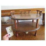 Unique Vintage Wooden 15" tabletop