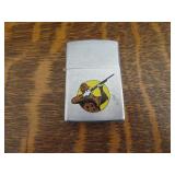 Vintage ZIPPO Lighter w/ Hunting Gun Scene