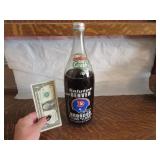 Glass BRONCOS 1978 Crush Bottle FULL