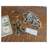 (2) Vintage Egyptian Jewelry Turquoise~MutliStone