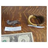 (2) Austrailian Wood Jewelry Pieces