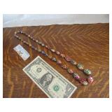 Itailian MultiColored Beaded Necklace