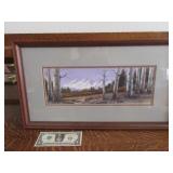 THRONDSON 23x12 Local Estate Art ASPENS